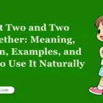 Put Two and Two Together: Meaning, Origin, Examples, and How to Use It Naturally