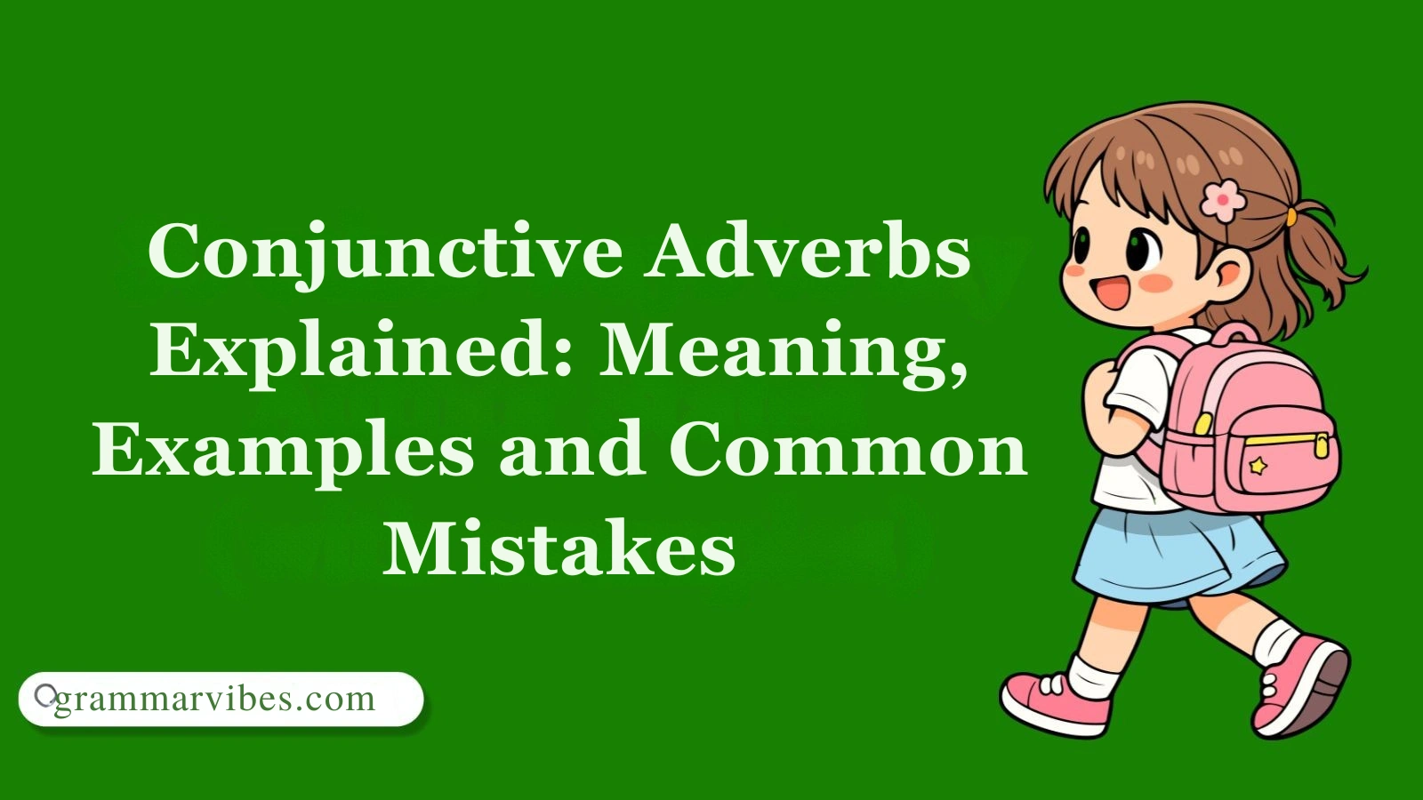 Conjunctive Adverbs Explained: Meaning, Examples and Common Mistakes
