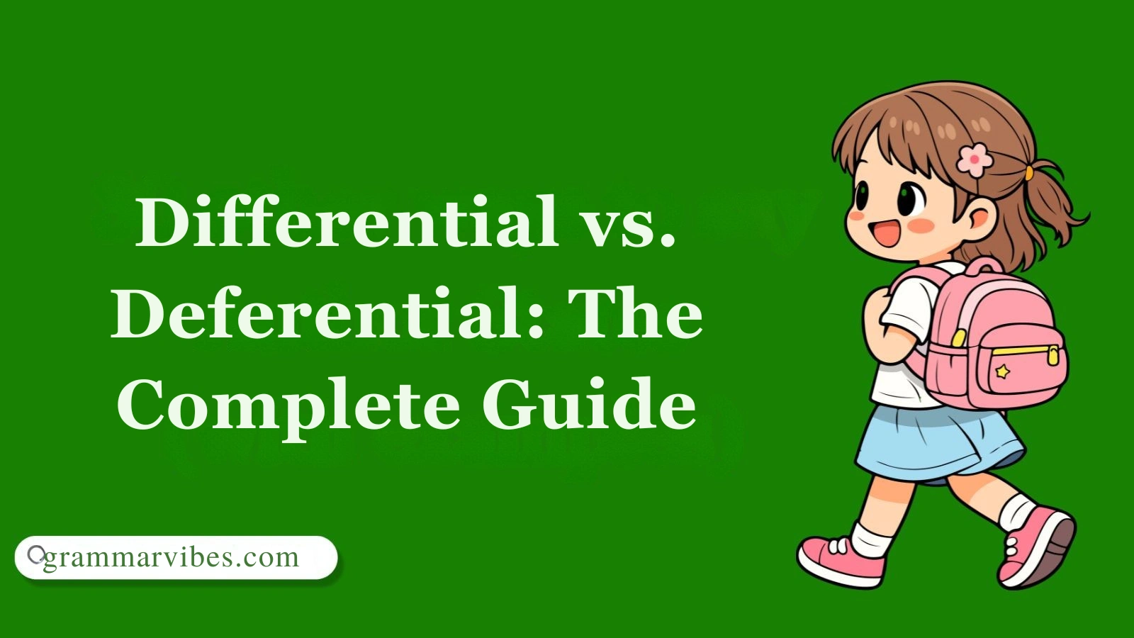 Differential vs. Deferential: The Complete Guide