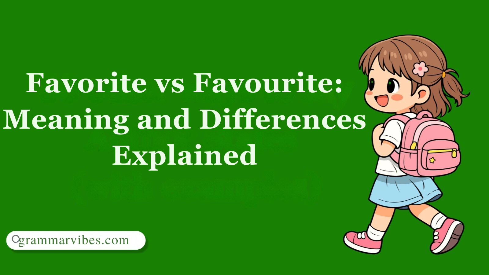 Favorite vs Favourite: Meaning and Differences Explained