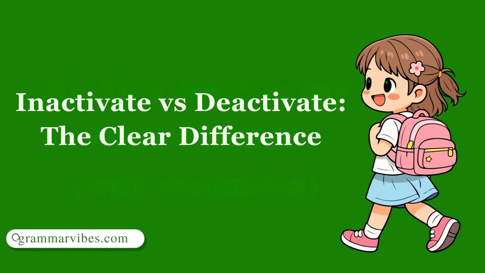 Inactivate vs Deactivate: The Clear Difference