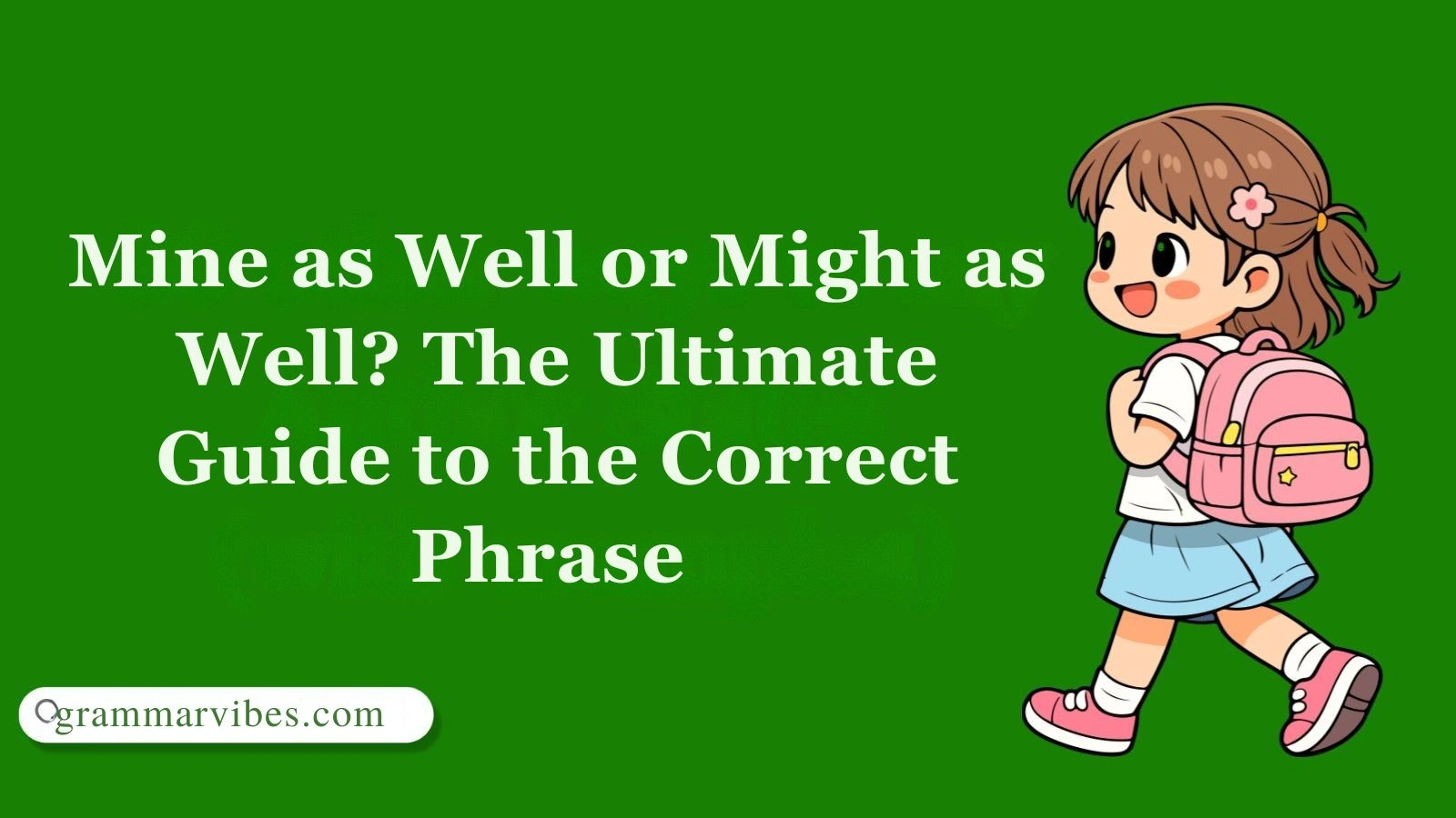 Mine as Well or Might as Well? The Ultimate Guide to the Correct Phrase