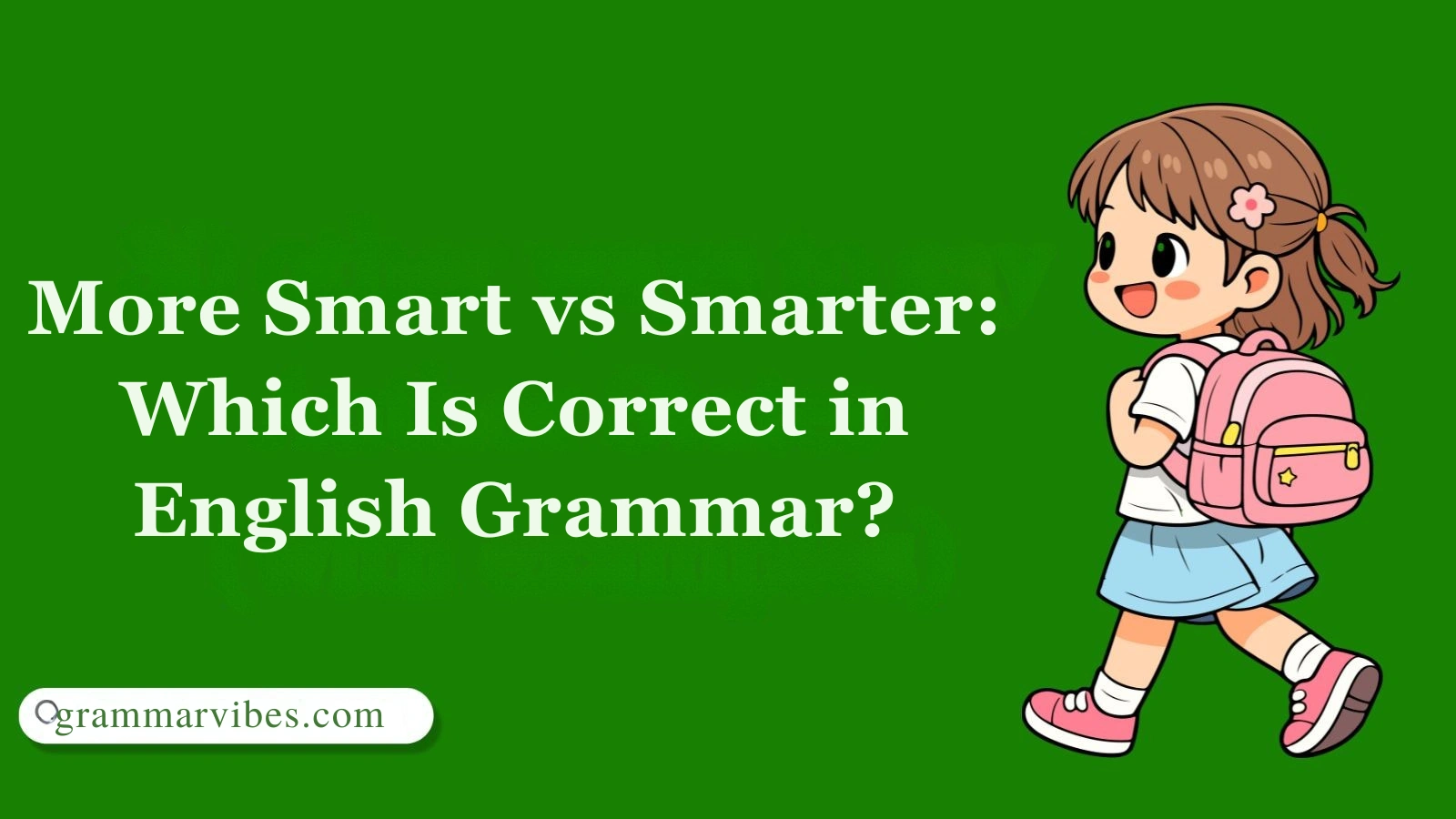 More Smart vs Smarter: Which Is Correct in English Grammar?