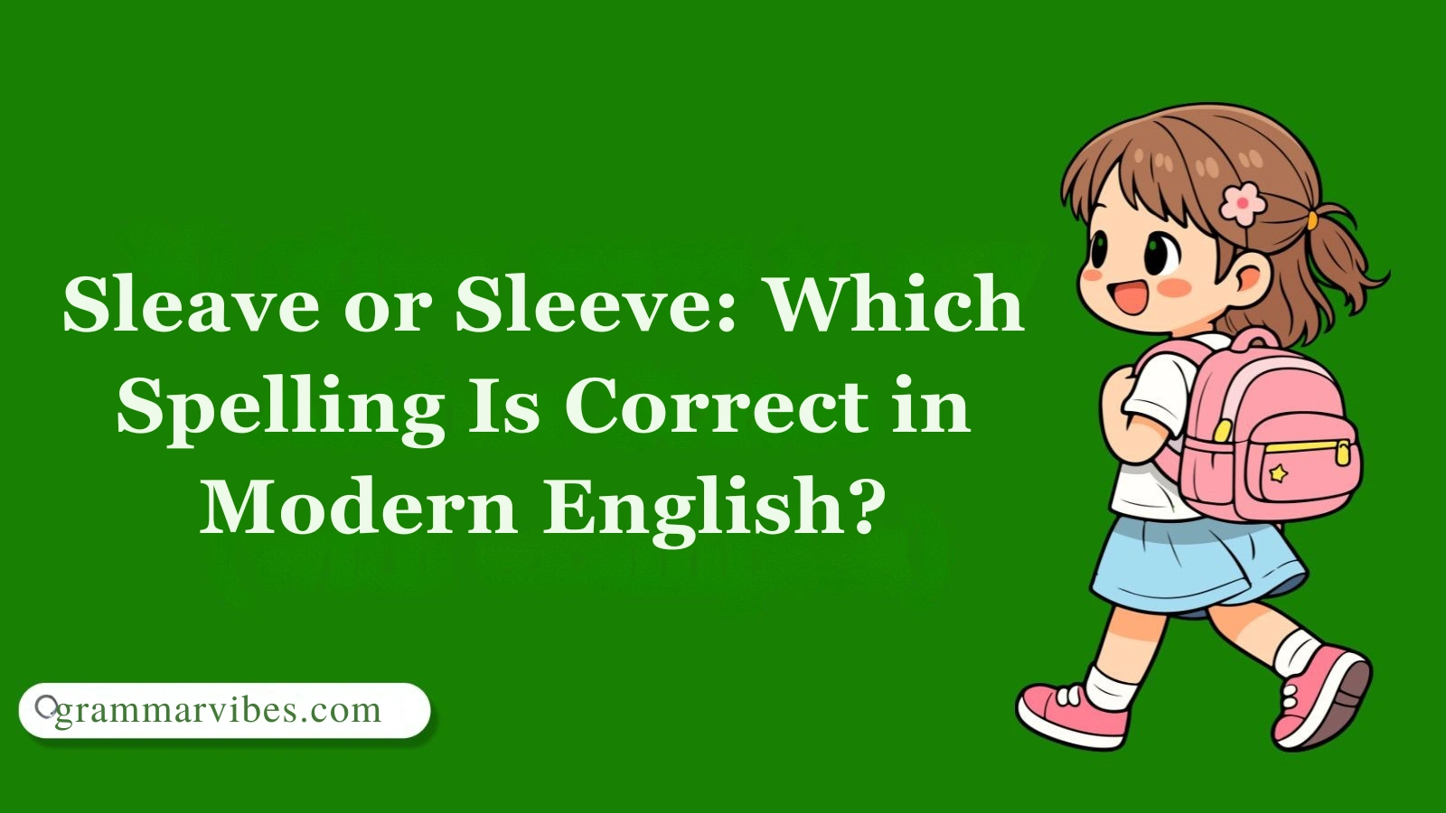 Sleave or Sleeve: Which Spelling Is Correct in Modern English?