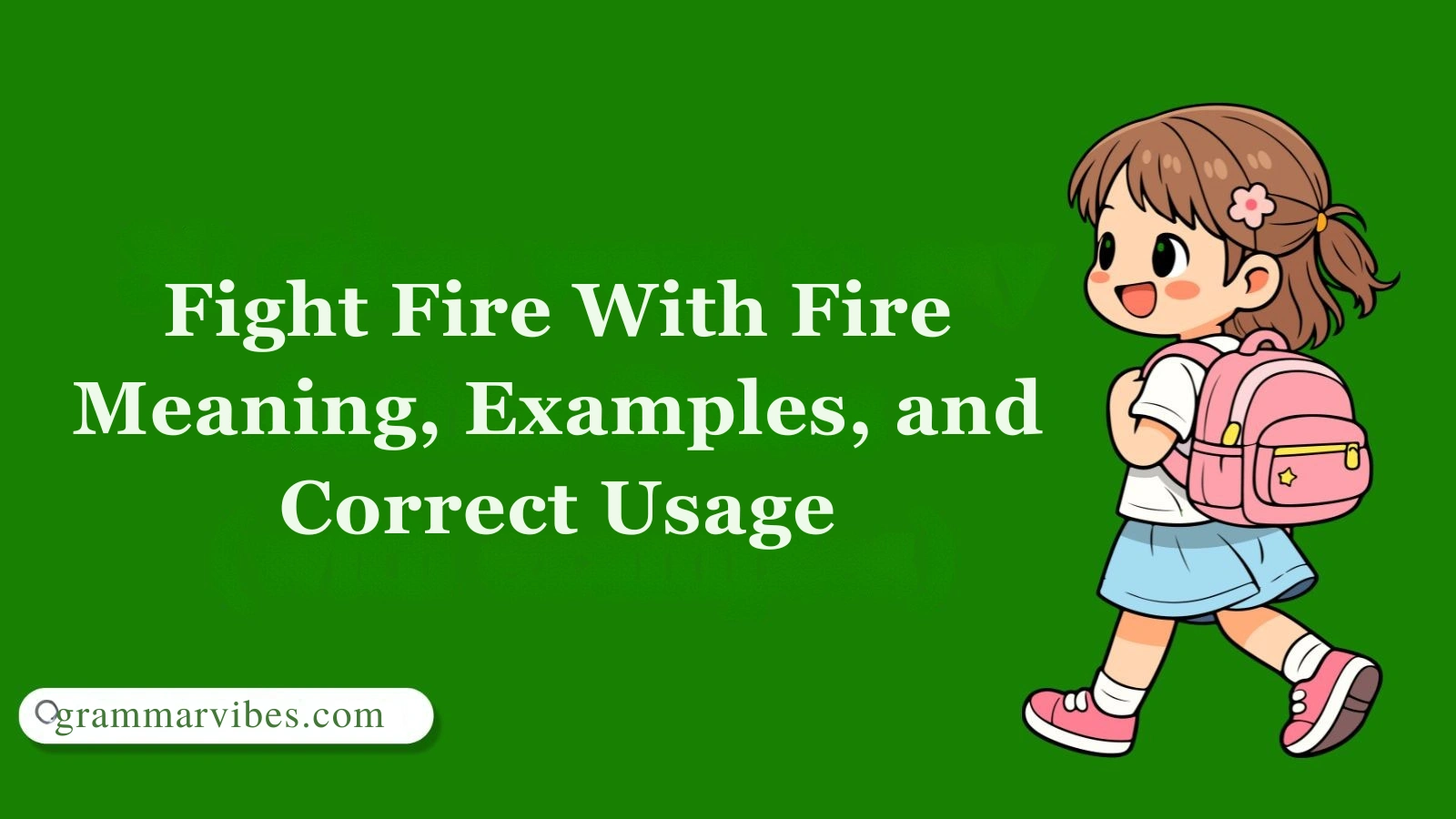 Fight Fire With Fire Meaning, Examples, and Correct Usage