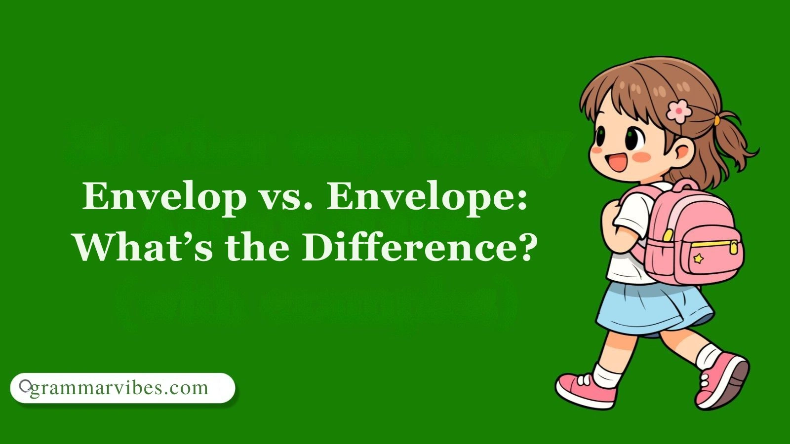 Envelop vs. Envelope: What’s the Difference?