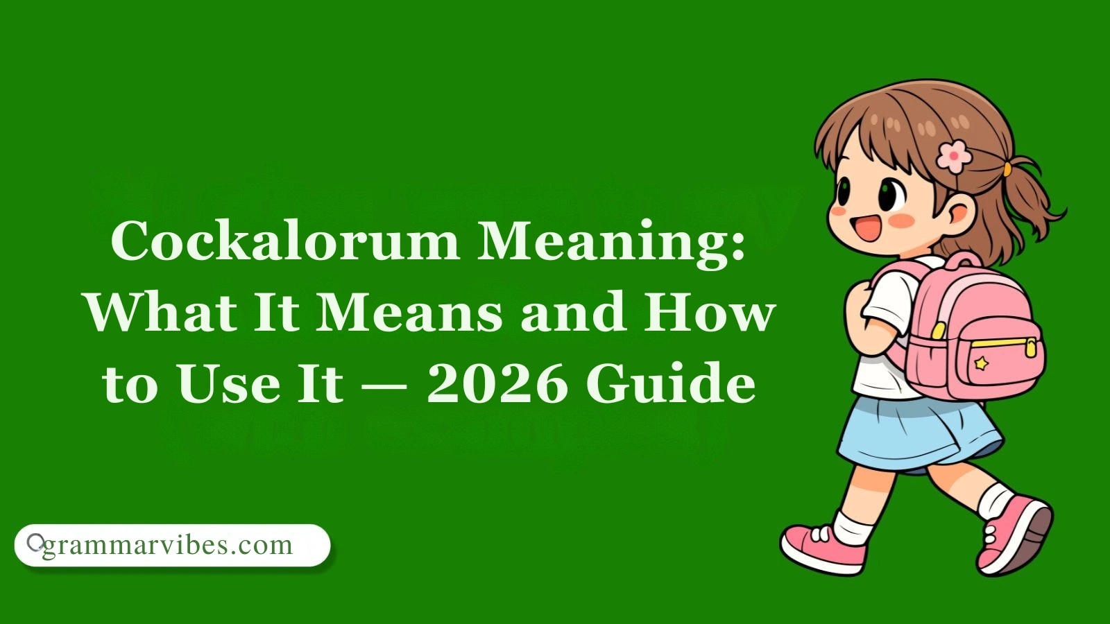 Cockalorum Meaning: What It Means and How to Use It — 2026 Guide