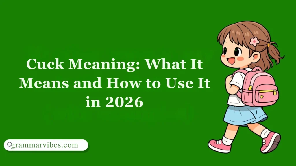 Cuck Meaning: What It Means and How to Use It in 2026