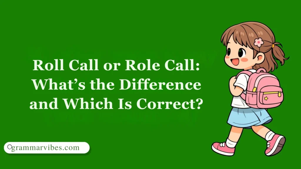 Roll Call or Role Call