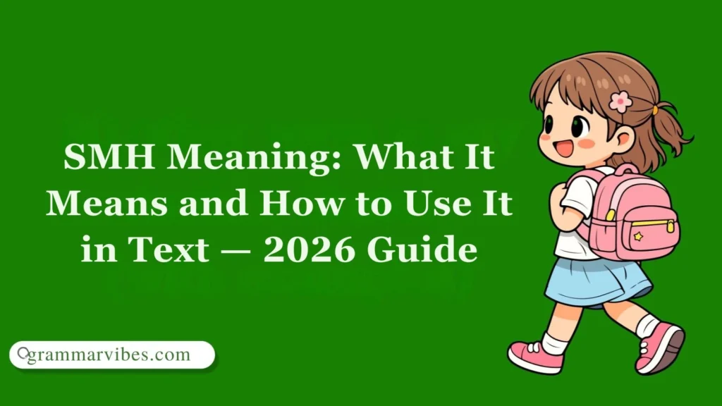 SMH Meaning: What It Means and How to Use It in Text — 2026 Guide