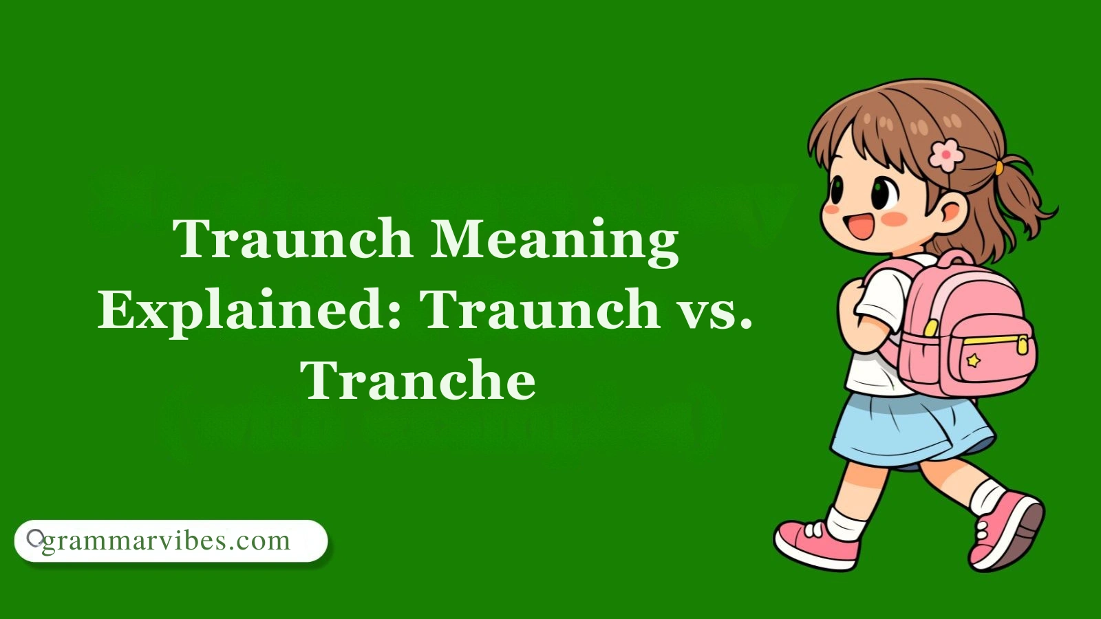 Traunch Meaning Explained: Traunch vs. Tranche 