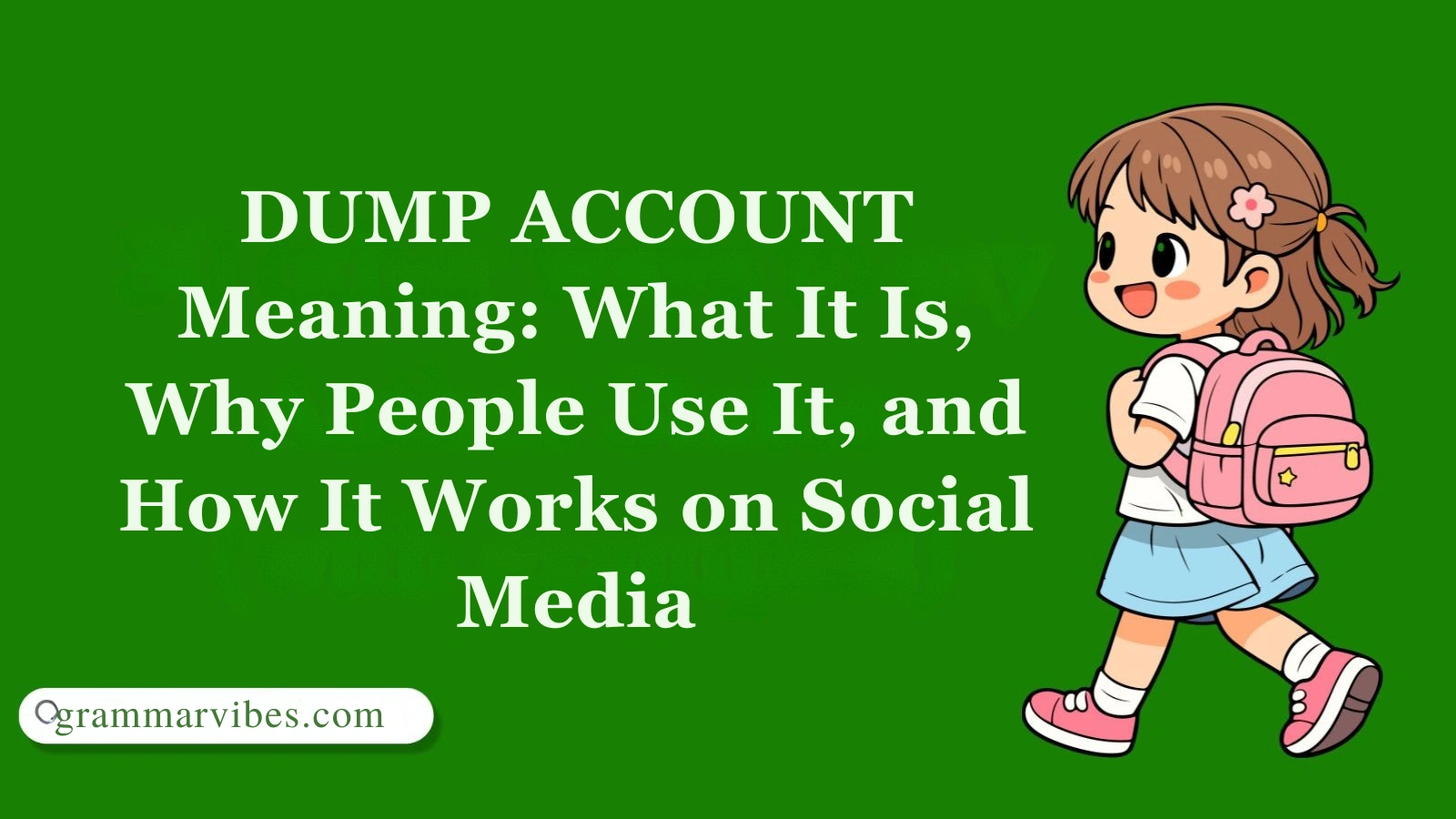 DUMP ACCOUNT Meaning: What It Is, Why People Use It, and How It Works on Social Media