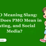 PMO Meaning Slang: What Does PMO Mean in Texting, and Social Media?