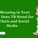 TB Meaning in Text: What Does TB Stand for in Chats and Social Media