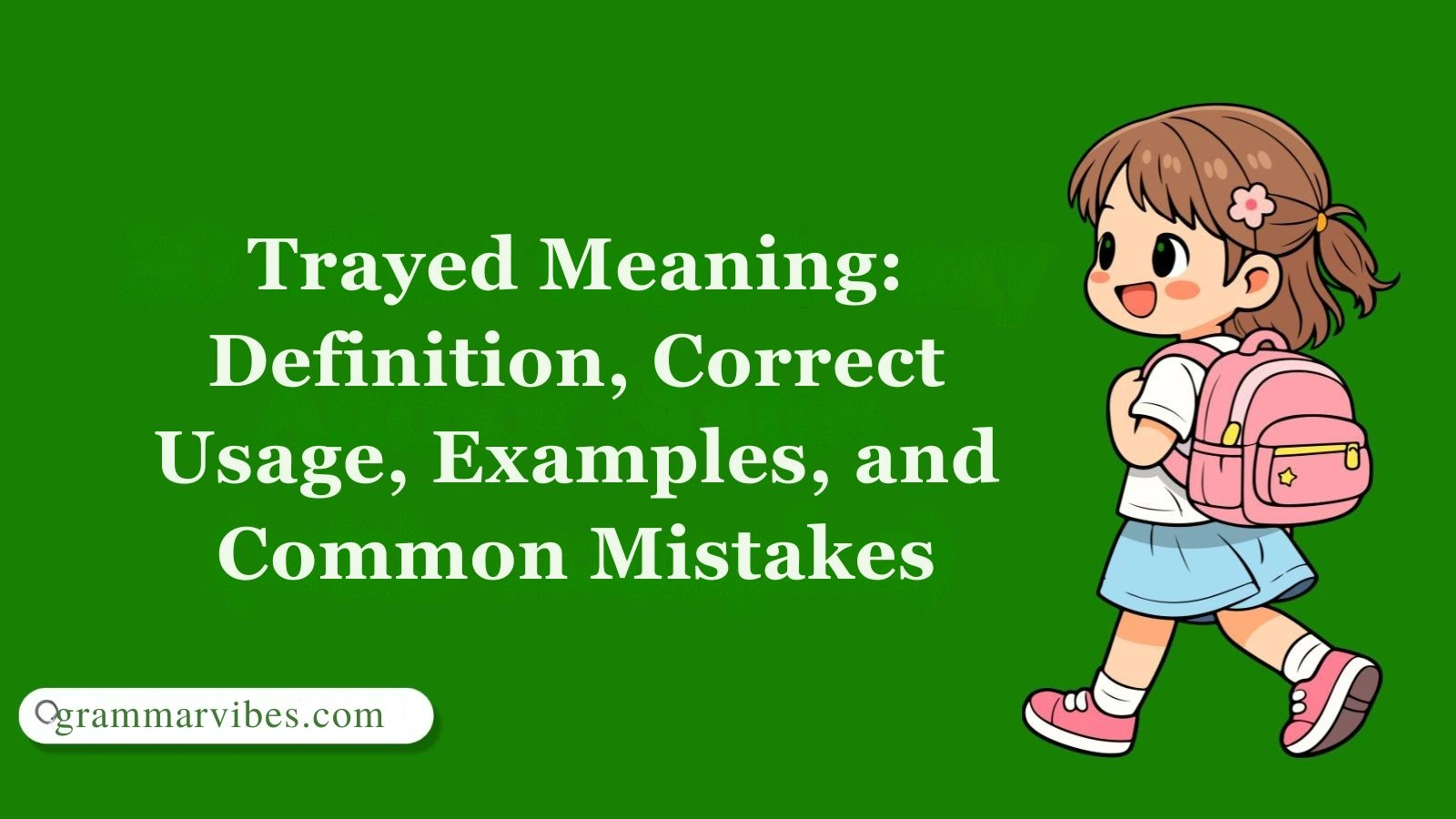 Trayed Meaning: Definition, Correct Usage, Examples, and Common Mistakes