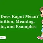 What Does Kaput Mean? Definition, Meaning, Origin, and Examples