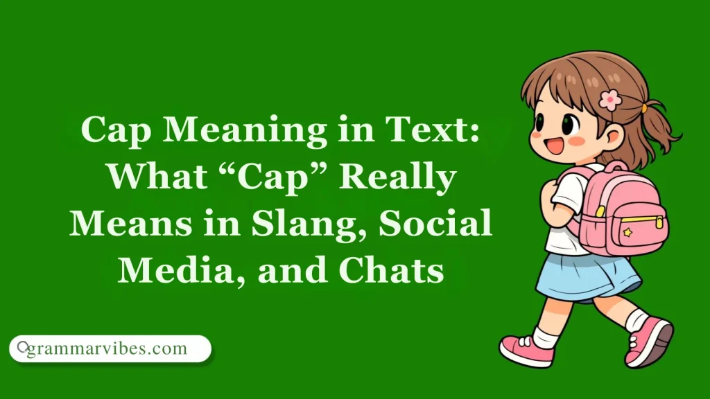 Cap Meaning in Text: What “Cap” Really Means in Slang, Social Media, and Chats