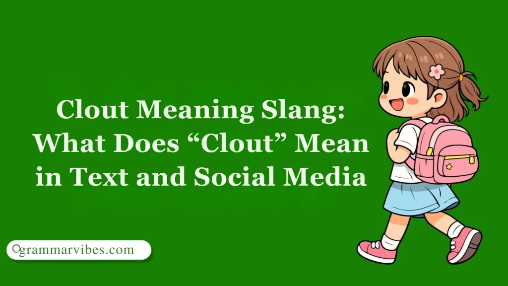 Clout Meaning Slang: What Does “Clout” Mean in Text and Social Media